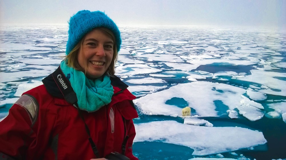 Jenny B and Polar Bear