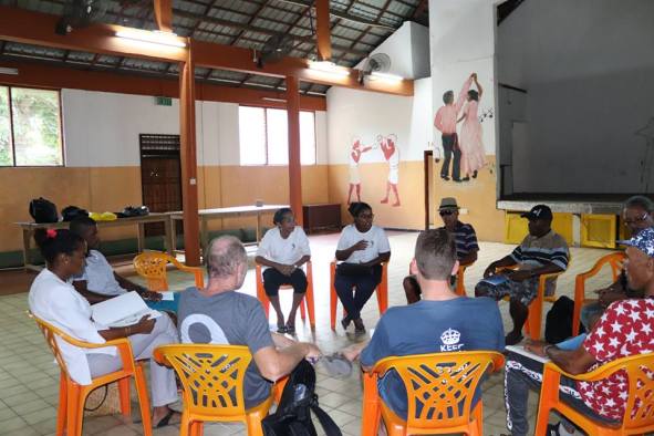 Angelique Discussion with Fisherman